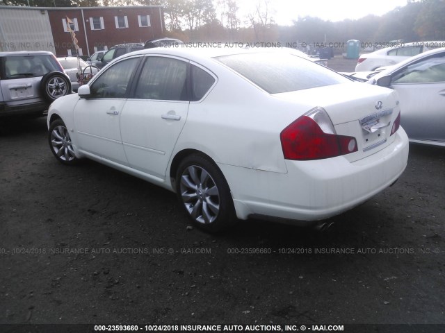 JNKAY01F96M250143 - 2006 INFINITI M35 SPORT WHITE photo 3