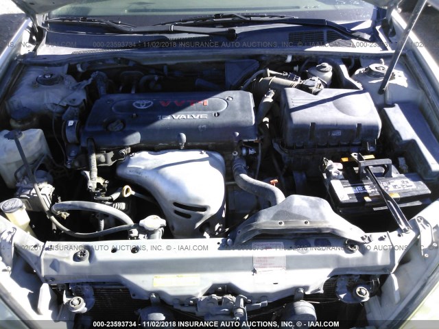 4T1BE30K65U987230 - 2005 TOYOTA CAMRY LE/XLE/SE SILVER photo 10