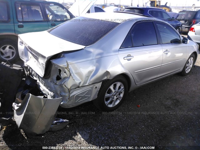 4T1BE30K65U987230 - 2005 TOYOTA CAMRY LE/XLE/SE SILVER photo 4