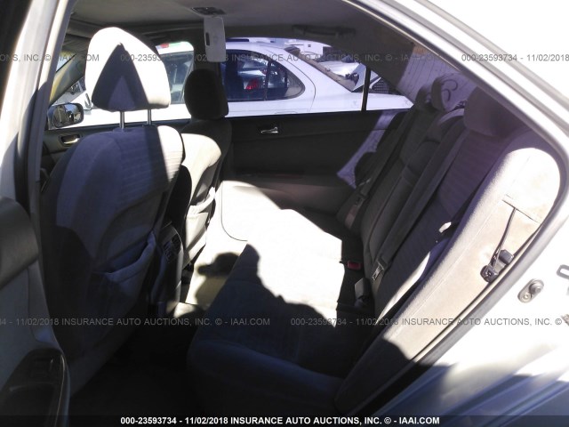 4T1BE30K65U987230 - 2005 TOYOTA CAMRY LE/XLE/SE SILVER photo 8