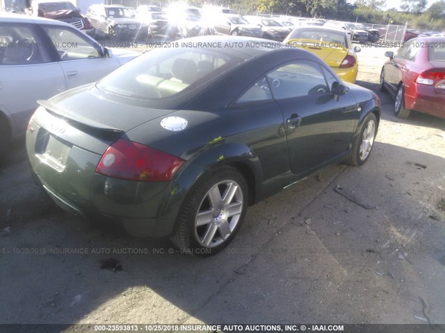 TRUSC28N731020066 - 2003 AUDI TT GREEN photo 4