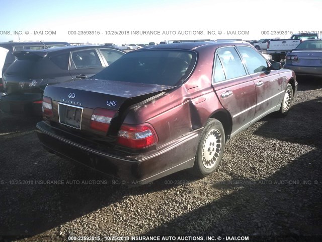 JNKBY31A5WM402218 - 1998 INFINITI Q45 T MAROON photo 4