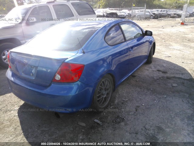 JTKDE177450046975 - 2005 TOYOTA SCION TC 蓝色 照片 4