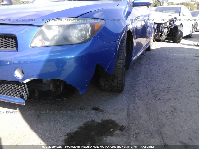 JTKDE177450046975 - 2005 TOYOTA SCION TC 蓝色 照片 6