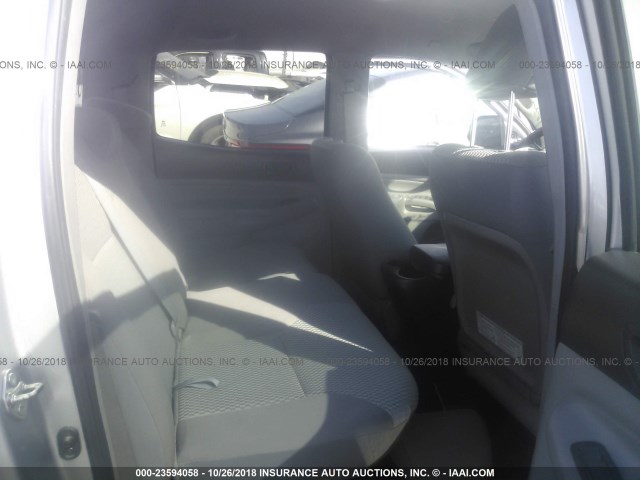 5TFJU4GNXEX056446 - 2014 TOYOTA TACOMA DOUBLE CAB PRERUNNER SILVER photo 6