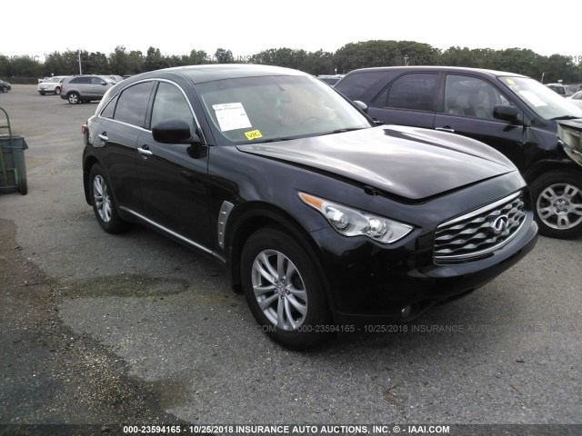 JNRAS18U09M102769 - 2009 INFINITI FX35 BLACK photo 1