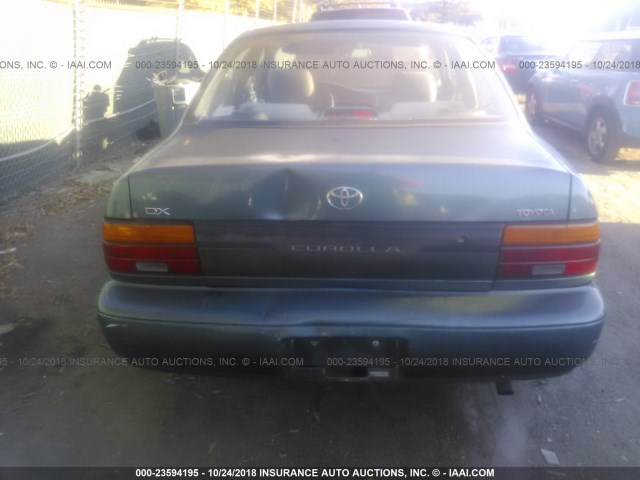 2T1AE09B7SC091450 - 1995 TOYOTA COROLLA LE/DX 绿色 照片 6