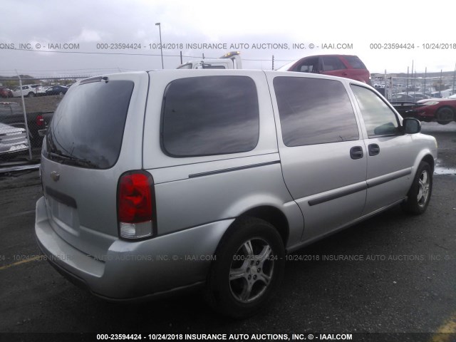 1GNDV23W98D150733 - 2008 CHEVROLET UPLANDER LS SILVER photo 4