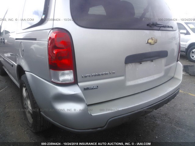 1GNDV23W98D150733 - 2008 CHEVROLET UPLANDER LS SILVER photo 6