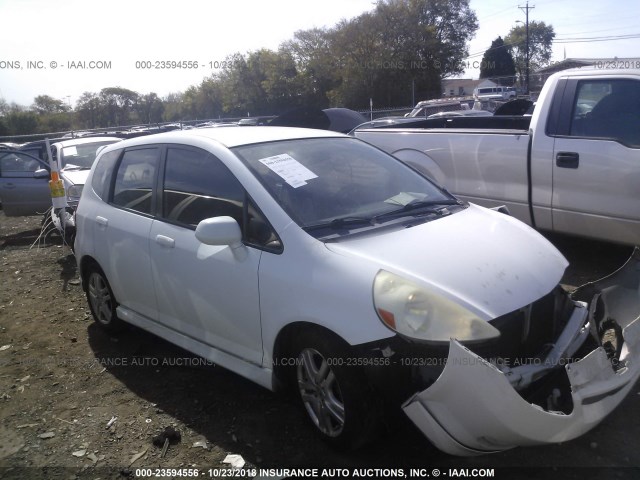 JHMGD38667S009084 - 2007 HONDA FIT S 白色 照片 1