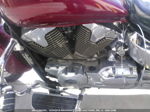 1HFSC52093A008757 - 2003 HONDA VT1300 S RED photo 9