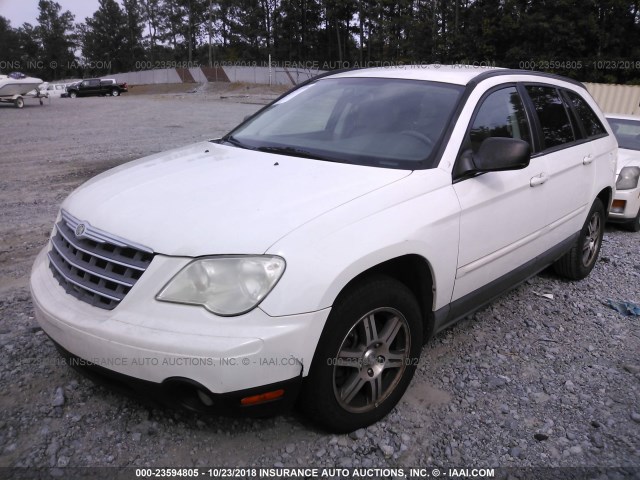 2A8GM68X58R638066 - 2008 CHRYSLER PACIFICA TOURING WHITE photo 2