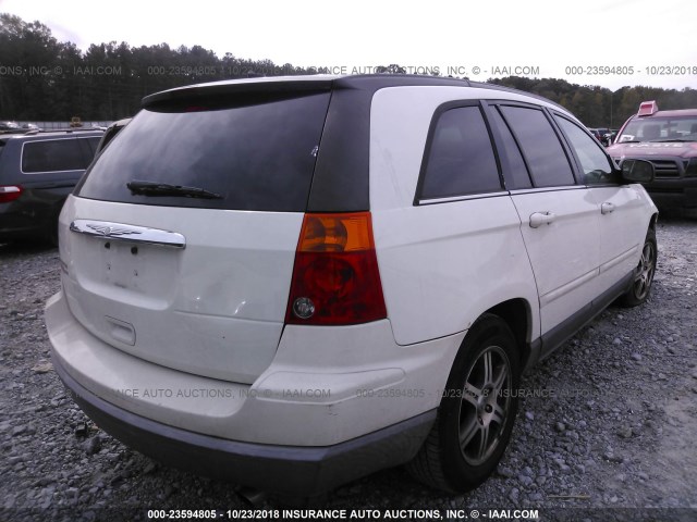 2A8GM68X58R638066 - 2008 CHRYSLER PACIFICA TOURING WHITE photo 4