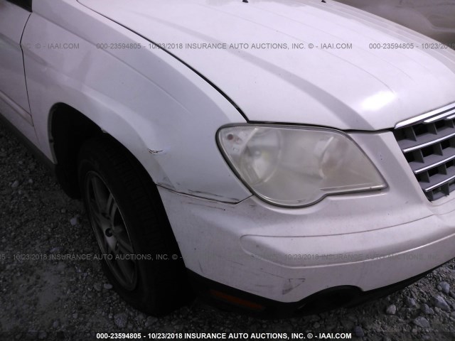 2A8GM68X58R638066 - 2008 CHRYSLER PACIFICA TOURING WHITE photo 6