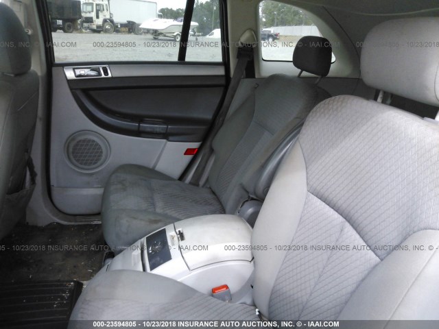 2A8GM68X58R638066 - 2008 CHRYSLER PACIFICA TOURING WHITE photo 8