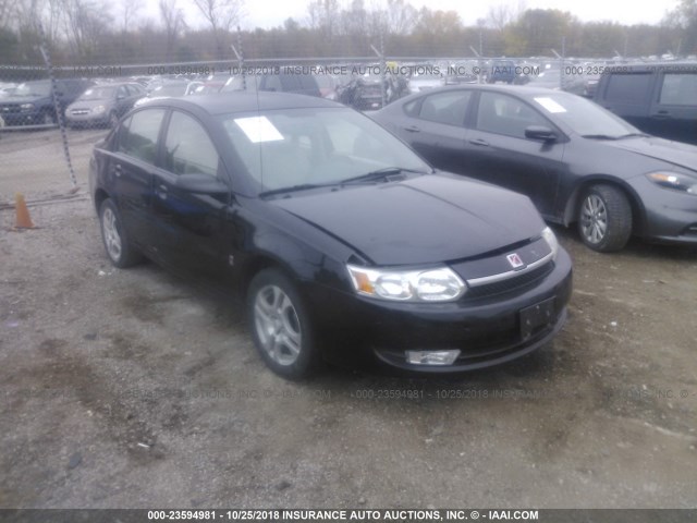 1G8AL52F24Z104687 - 2004 SATURN ION LEVEL 3 BLACK photo 1