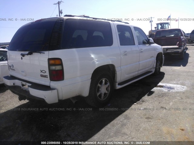 1GKFK66U53J158452 - 2003 GMC YUKON XL DENALI WHITE photo 4