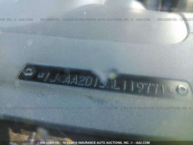 1J4AA2D15AL119771 - 2010 JEEP WRANGLER SPORT 勃艮第红 照片 9