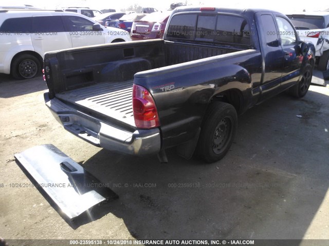 5TETX22N45Z046533 - 2005 TOYOTA TACOMA ACCESS CAB შავი ფოტო 4