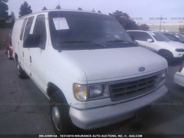 1FTFS24H2SHB27515 - 1995 FORD ECONOLINE E250 SUPER DUTY VAN WHITE photo 1