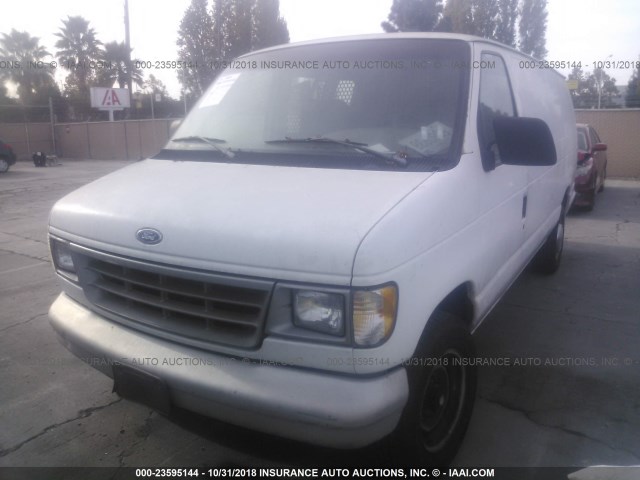 1FTFS24H2SHB27515 - 1995 FORD ECONOLINE E250 SUPER DUTY VAN WHITE photo 2