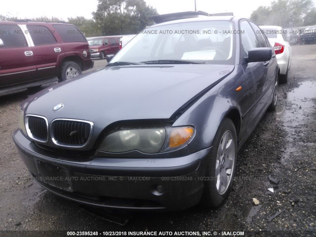 WBAET37423NJ24976 - 2003 BMW 325 I GRAY photo 2