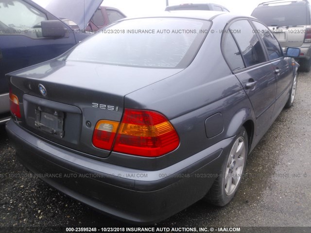 WBAET37423NJ24976 - 2003 BMW 325 I GRAY photo 4