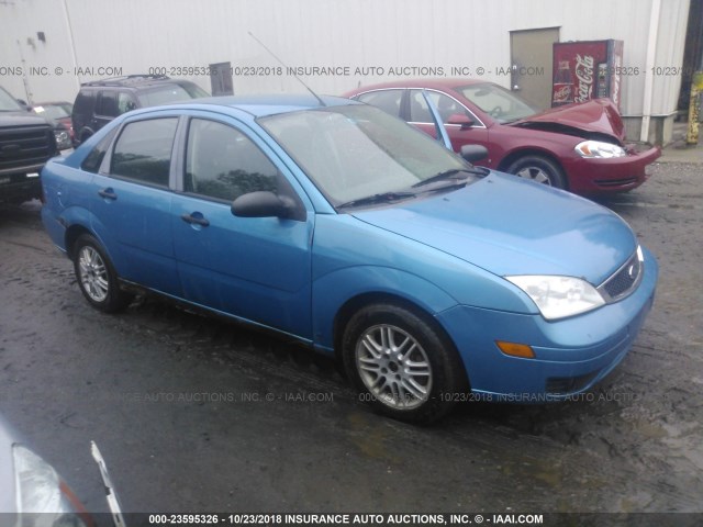 1FAHP34NX7W226033 - 2007 FORD FOCUS ZX4/S/SE/SES 蓝色 照片 1