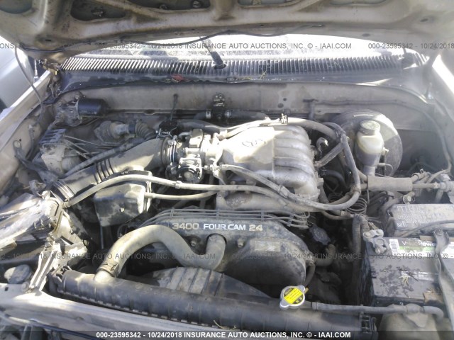 5TEHN72N63Z166694 - 2003 TOYOTA TACOMA DOUBLE CAB 金色 照片 10