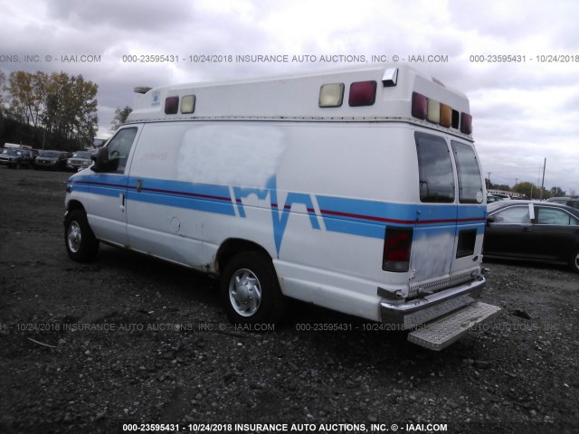 1FDSS34P66DB09555 - 2006 FORD ECONOLINE E350 SUPER DUTY VAN WHITE photo 3