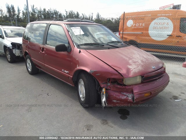 4N2DN11W7SD850647 - 1995 NISSAN QUEST BURGUNDY photo 1