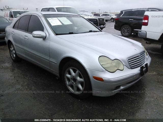 WDBRF81J03F418473 - 2003 MERCEDES-BENZ C 240 4MATIC SILVER photo 1