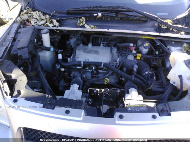 1GNDV23L66D100519 - 2006 CHEVROLET UPLANDER LS SILVER photo 10