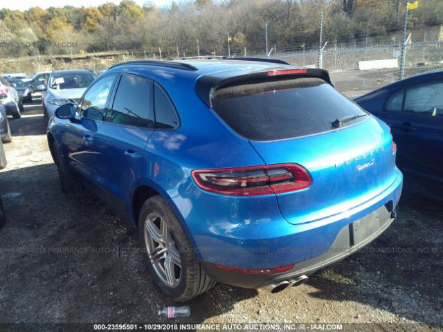 WP1AB2A55FLB44105 - 2015 PORSCHE MACAN S BLUE photo 2