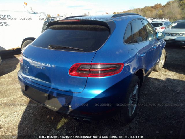 WP1AB2A55FLB44105 - 2015 PORSCHE MACAN S BLUE photo 3