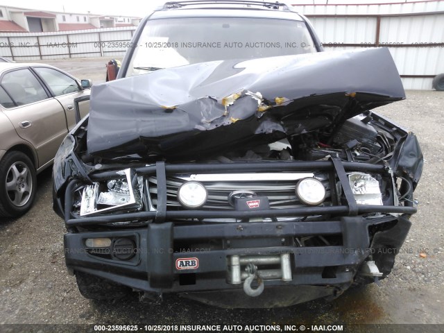 JTEHT05J632047324 - 2003 TOYOTA LAND CRUISER  BLACK photo 6