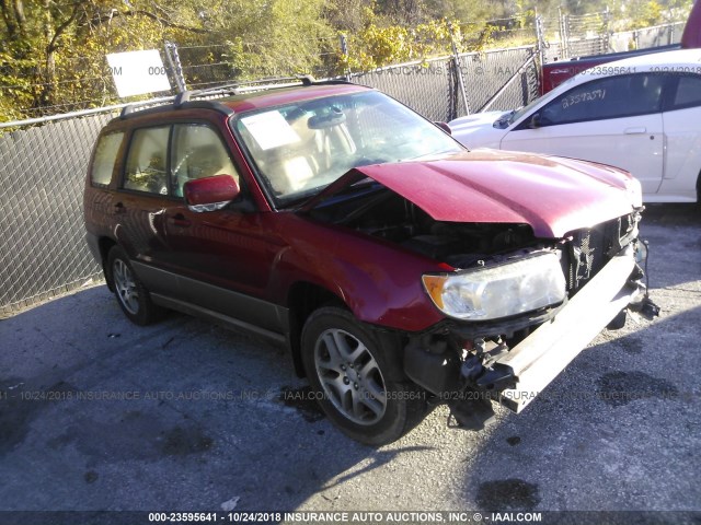 JF1SG67666H709212 - 2006 SUBARU FORESTER 2.5X LL BEAN MAROON photo 1