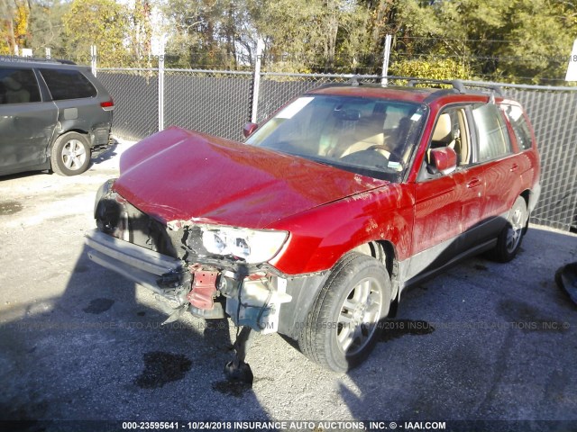 JF1SG67666H709212 - 2006 SUBARU FORESTER 2.5X LL BEAN MAROON photo 2