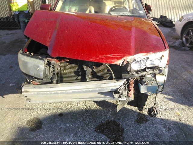 JF1SG67666H709212 - 2006 SUBARU FORESTER 2.5X LL BEAN MAROON photo 6