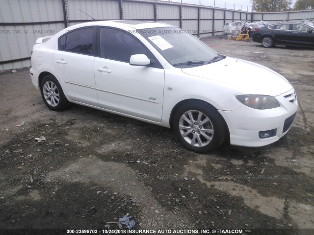 JM1BK323771605195 - 2007 MAZDA 3 S WHITE photo 1