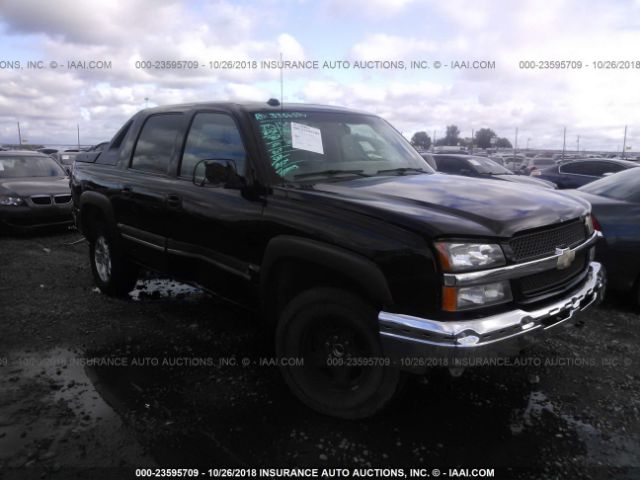 3GNEC12T24G298585 - 2004 CHEVROLET AVALANCHE C1500 BLACK photo 6