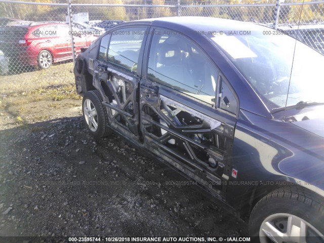 1G8AJ55F17Z141252 - 2007 SATURN ION LEVEL 2 深蓝色 照片 6