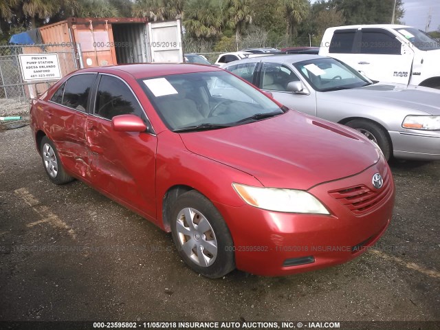4T1BE46K47U124989 - 2007 TOYOTA CAMRY NEW GENERAT CE/LE/XLE/SE RED photo 1