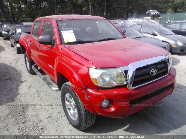 3TMJU62N15M007905 - 2005 TOYOTA TACOMA DOUBLE CAB PRERUNNER RED photo 1