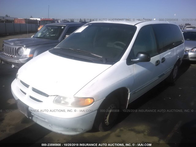 2B4GP24R2XR295923 - 1999 DODGE GRAND CARAVAN  WHITE photo 2