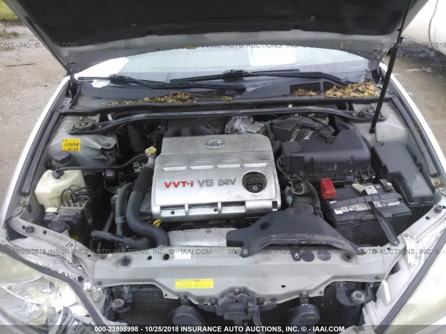 4T1BF30KX6U633970 - 2006 TOYOTA CAMRY LE/XLE/SE SILVER photo 10