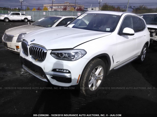 5UXTR9C50JLC78655 - 2018 BMW X3 XDRIVEM40I Белый фото 2