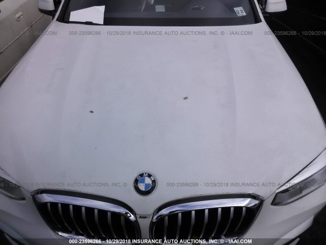 5UXTR9C50JLC78655 - 2018 BMW X3 XDRIVEM40I WHITE photo 6