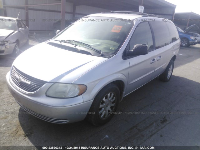 2C4GP74L53R104727 - 2003 CHRYSLER TOWN & COUNTRY EX SILVER photo 2