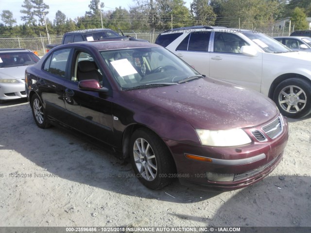 YS3FD49Y241021181 - 2004 SAAB 9-3 ARC BURGUNDY photo 1